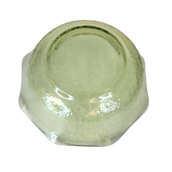 Avocado Green Glass Dip Serving Bowl, Condiment dish, - Picture 7 of 9